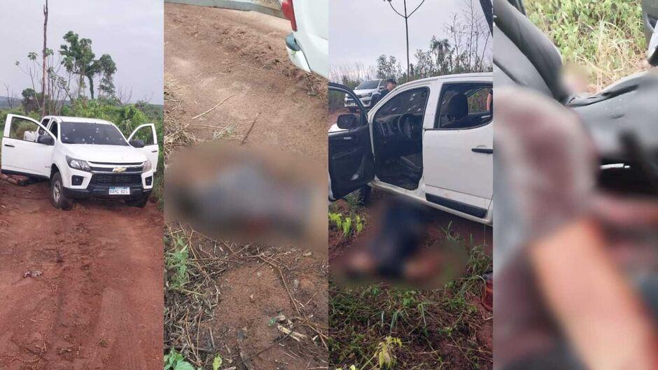 Trio é executado a tiros por possível grupo criminoso na fronteira com o Paraguai