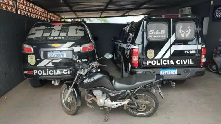 Polícia Civil recupera moto furtada e identifica autores do crime em Três Lagoas