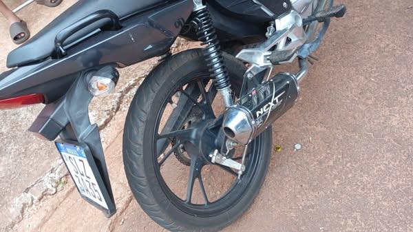 Em rondas pelo Novo Oeste, PM recupera uma motocicleta em situação irregular Em rondas pelo Novo Oeste, PM recupera uma motocicleta em situação irregular