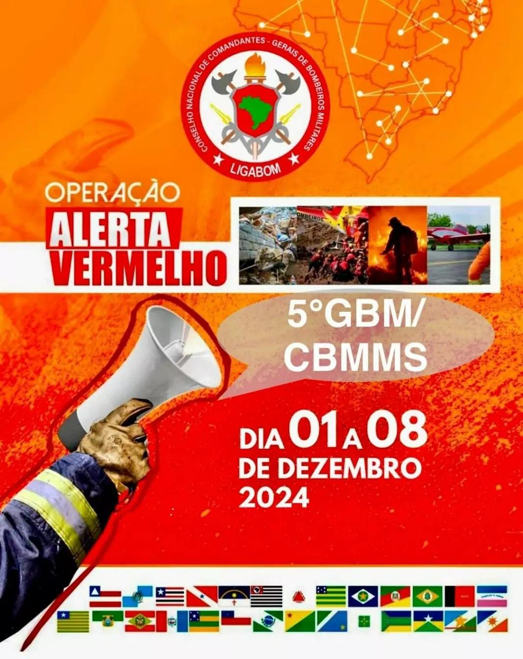 Operação Alerta Vermelho: Bombeiros iniciam ações preventivas Operação Alerta Vermelho: Bombeiros iniciam ações preventivas