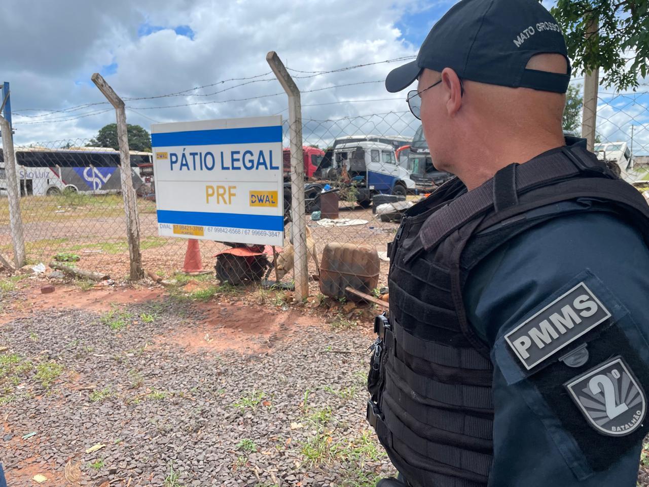 Suspeito é flagrado tentando invadir pátio da PRF em Três Lagoas