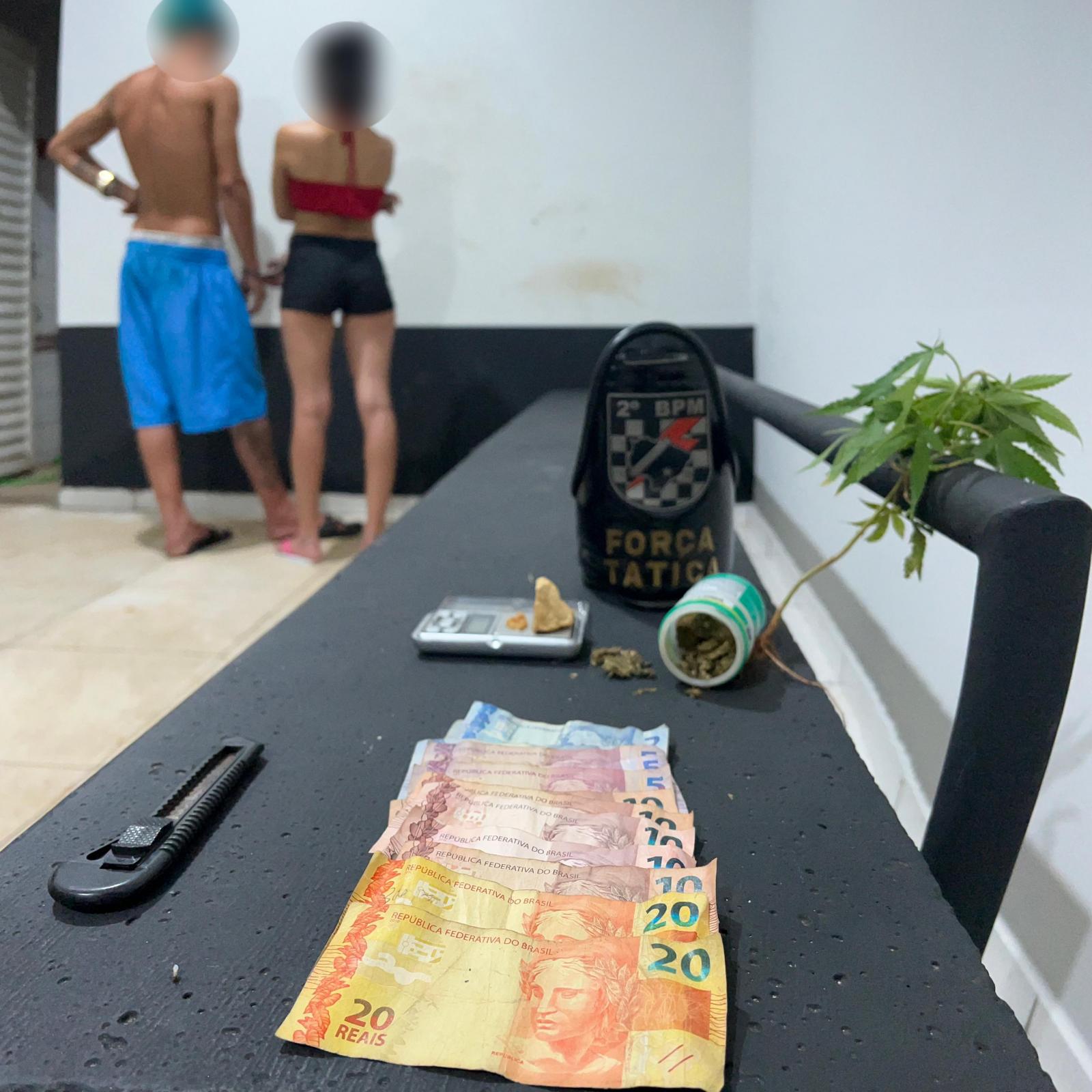 Crack e Pé de Maconha São Encontrados em Residência na Vila Haro; Duas Pessoas Detidas Crack e Pé de Maconha São Encontrados em Residência na Vila Haro; Duas Pessoas Detidas