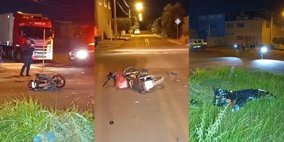 Motociclista é atingido por carro e morre em Dourados; motorista fugiu