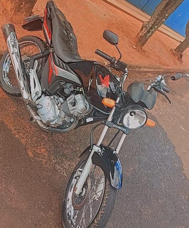 PM buscas por informações para recuperar moto que foi furtada na região da Lagoa Maior PM buscas por informações para recuperar moto que foi furtada na região da Lagoa Maior