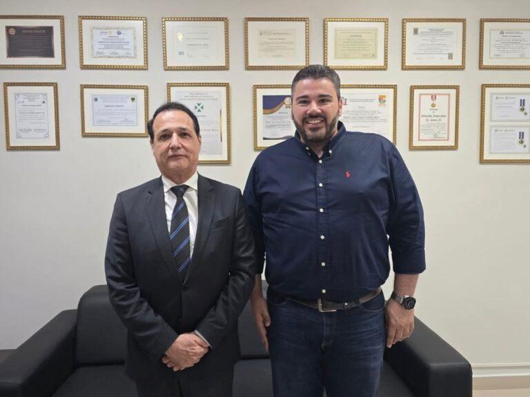 Presidente da Câmara de Três Lagoas recebe presidente do TRT-24