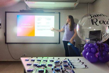 SMS realiza palestra sobre Janeiro Roxo, mês de conscientização da hanseníase no SENAC SMS realiza palestra sobre Janeiro Roxo, mês de conscientização da hanseníase no SENAC
