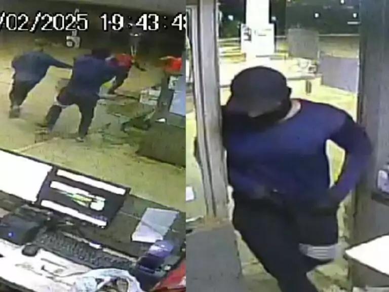 Câmeras de segurança podem ajudar a identificar assaltantes de posto em Três Lagoas Câmeras de segurança podem ajudar a identificar assaltantes de posto em Três Lagoas