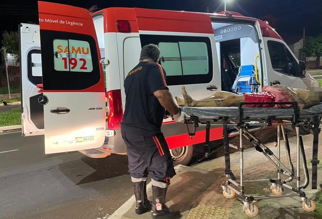 Esfaqueamento em Três Lagoas: Força Tática detém 3 e vítima é levada ao Hospital Auxiliadora Esfaqueamento em Três Lagoas: Força Tática detém 3 e vítima é levada ao Hospital Auxiliadora