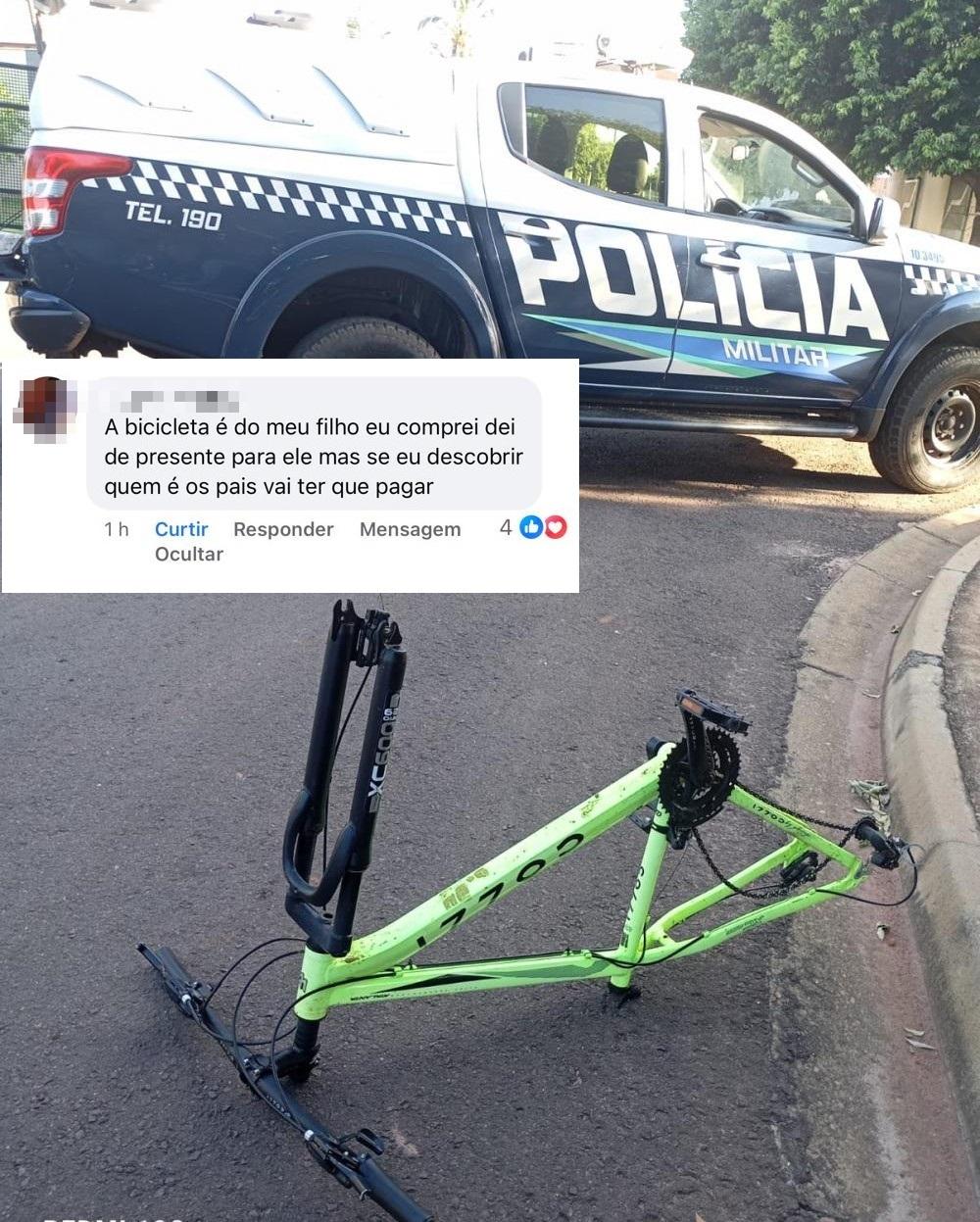 Caso da bicicleta furtada no shopping mostra que divulgar a notícia também é ajudar; mãe reconheceu a bike do filho após publicação  