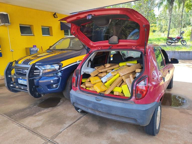Corrida do Tráfico Interrompida! PRF Apreende 242 Kg de Drogas Após Perseguição na BR-262 em Três Lagoas