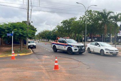 Defesa Civil garante área segura após acidente com cabos de energia na Avenida Rosário Congro em Três Lagoas 