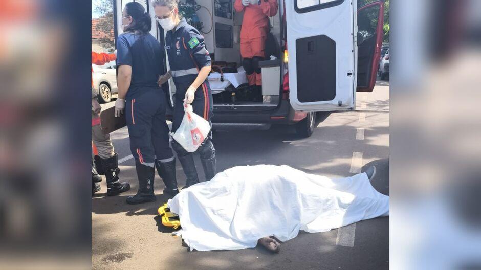 Motorista de app passa mal e morre no Centro de Campo Grande-MS