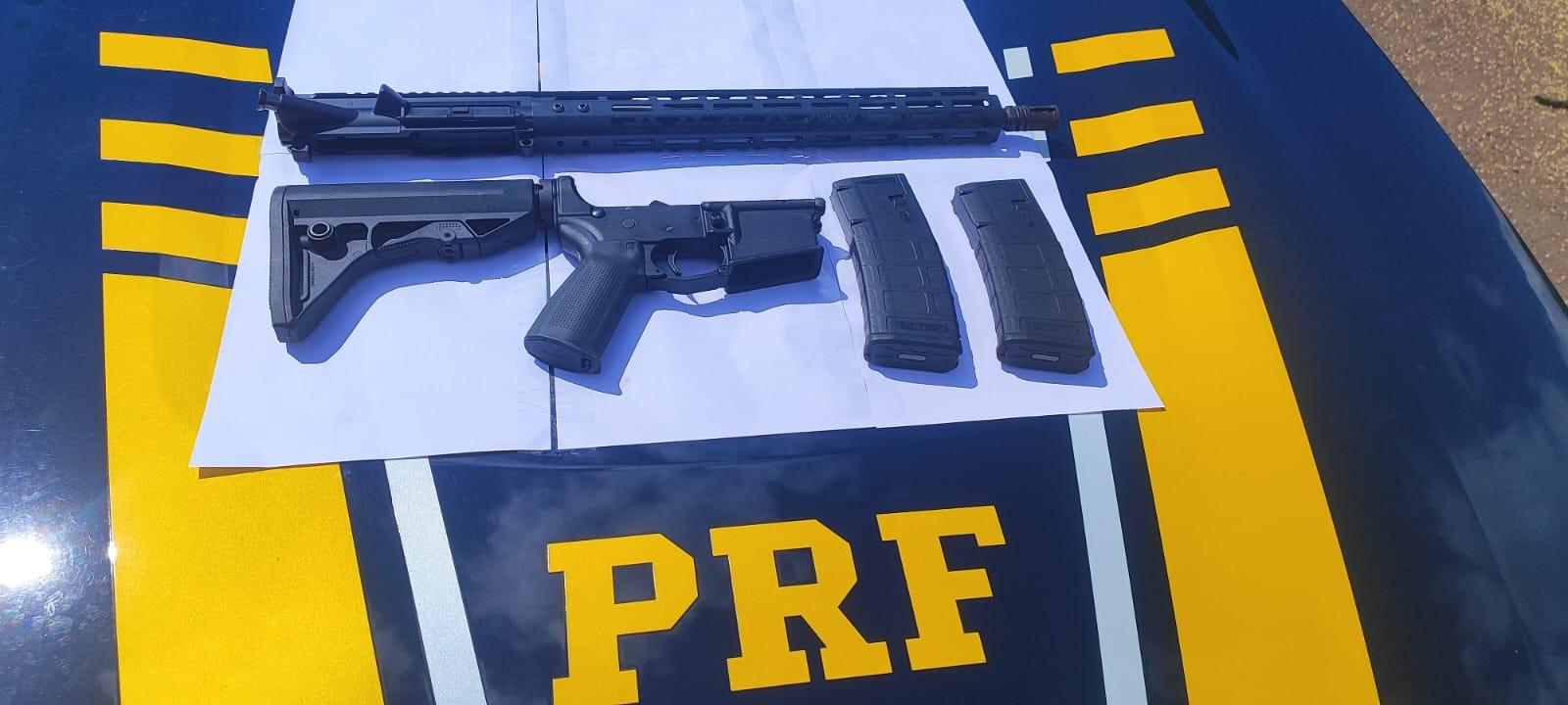 PRF apreende Fuzil de Guerra e 4,5 toneladas de maconha em Três Lagoas 