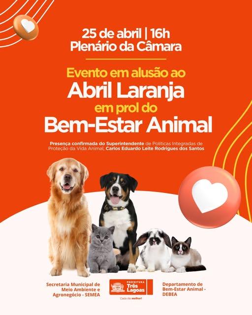 Três Lagoas faz história com novo avanço na causa animal: Evento vai anunciar castrações em massa e criação do DEBEA Três Lagoas faz história com novo avanço na causa animal: Evento vai anunciar castrações em massa e criação do DEBEA