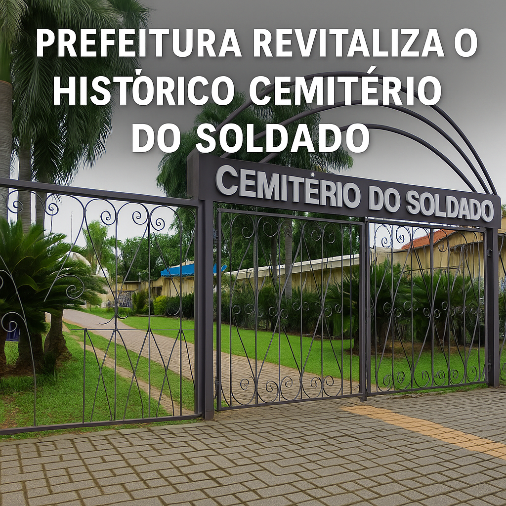 Memória Viva: Prefeitura revitaliza o histórico Cemitério do Soldado em Três Lagoas Memória Viva: Prefeitura revitaliza o histórico Cemitério do Soldado em Três Lagoas
