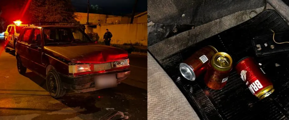"Eu Tô Errado, Bebi Mesmo e fiz caga...a! Tomei Umas 7, 8 Latas!" – Motorista Bêbado Causa Acidente e é Preso em Três Lagoas