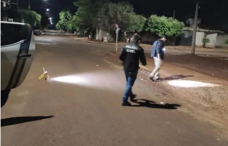 Homem é morto a tiros em Rio Brilhante; suspeito é preso em flagrante