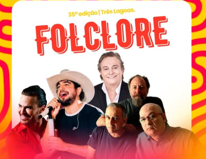 Eduardo Costa confirmado na 35ª Festa do Folclore de Três Lagoas com show na Esplanada da NOB