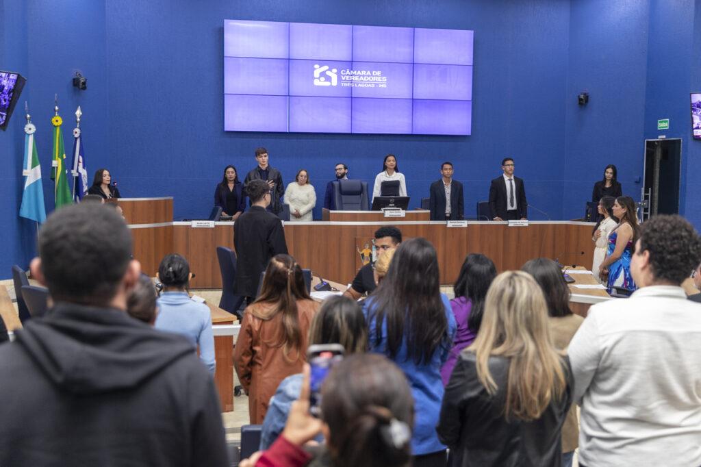 ‘Parlamento Jovem’ realiza primeira sessão em Três Lagoas ‘Parlamento Jovem’ realiza primeira sessão em Três Lagoas