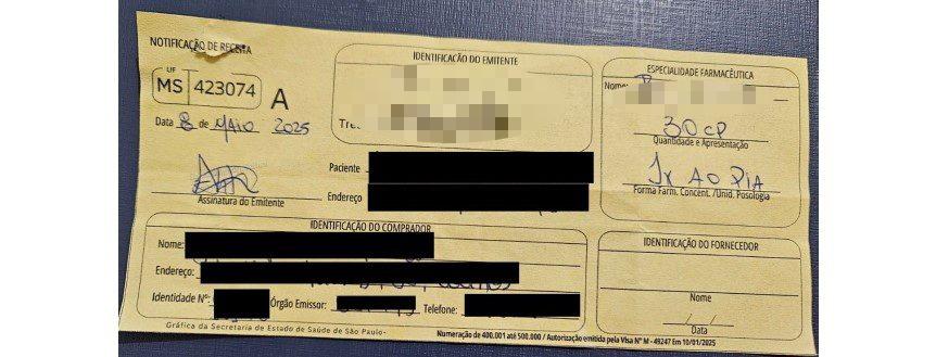 Alerta em Três Lagoas: Vigilância Sanitária identifica receitas falsas de medicamentos controlados Alerta em Três Lagoas: Vigilância Sanitária identifica receitas falsas de medicamentos controlados