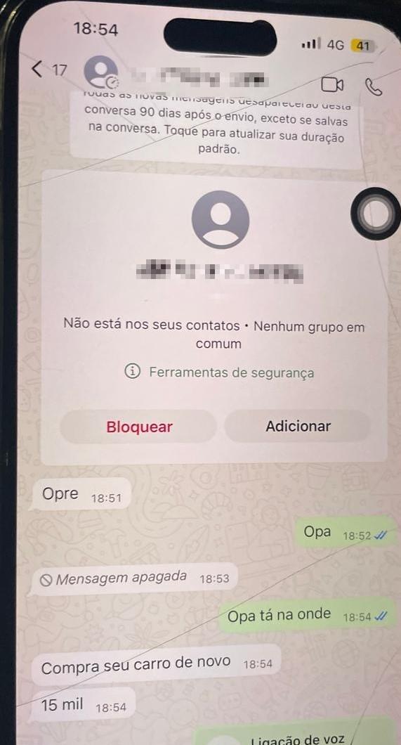 Veículo furtado na Vila Piloto é encontrado em valeta; ladrão pediu 15 mil para devolver o carro