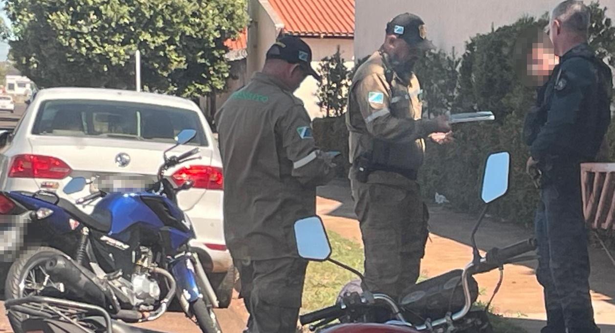  “Pra não levar multa”: Moto com placa trocada é apreendida em abordagem feita pelo Agentes de Trânsito de Três Lagoas