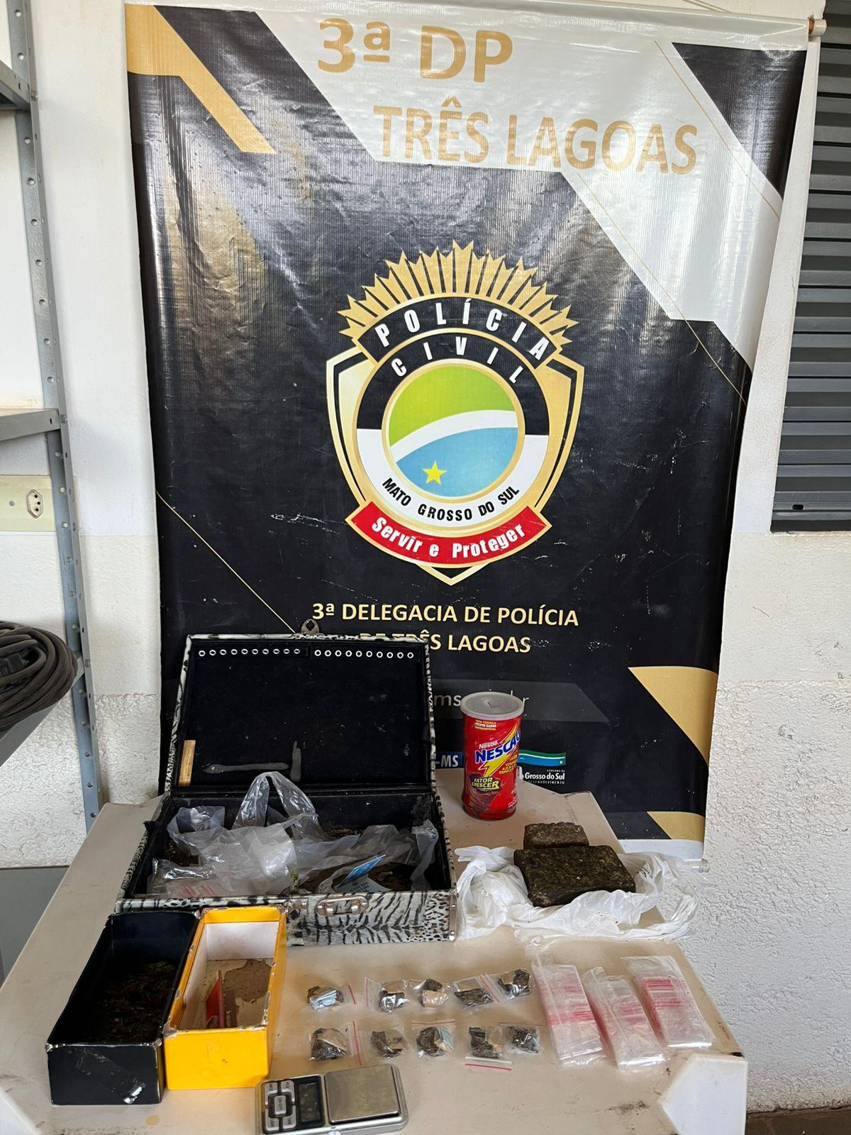  "Perninha" é preso por tráfico de drogas em operação da Polícia Civil no Condomínio Bem-Te-Vi em Três Lagoas