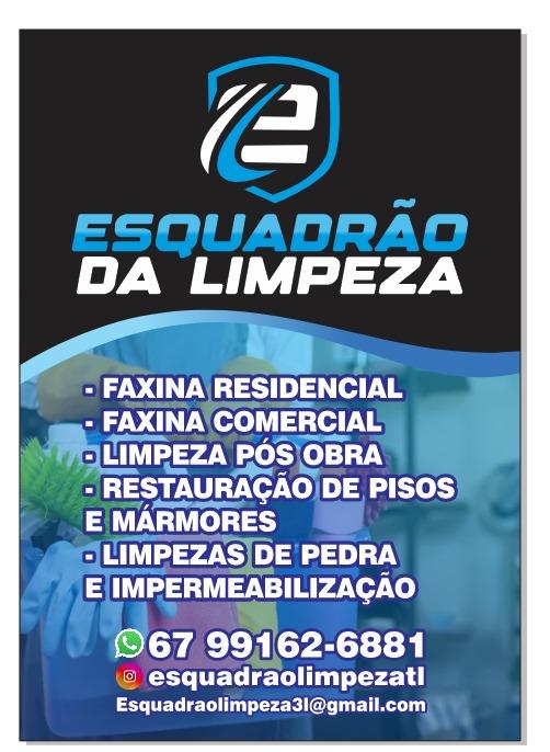 Esquadrão da Limpeza está contratando novas faxineiras em Três Lagoas 