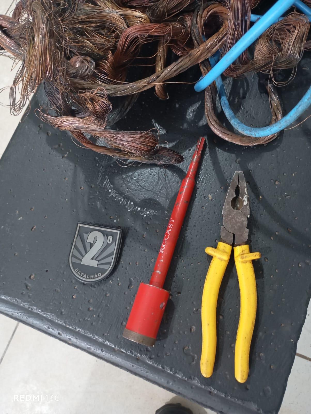  PM prende ladrão que furtou fios em restaurante no Centro de Três Lagoas 