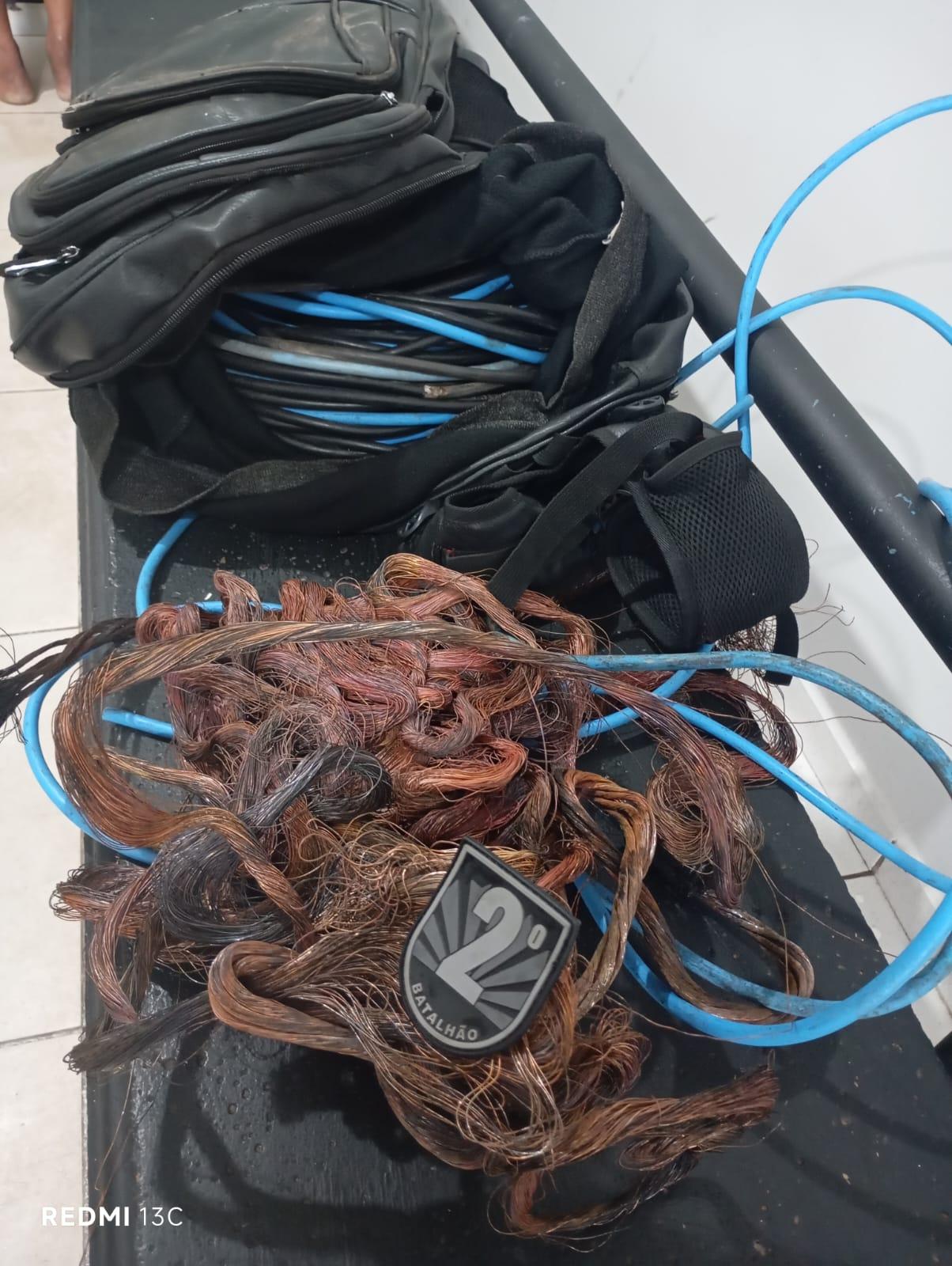  PM prende ladrão que furtou fios em restaurante no Centro de Três Lagoas 