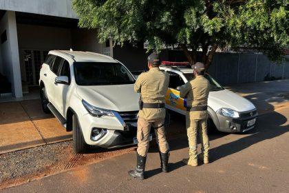 Agentes de trânsito de Três Lagoas foram fundamentais para recuperação de SW4 furtada em Ribeirão Preto-SP