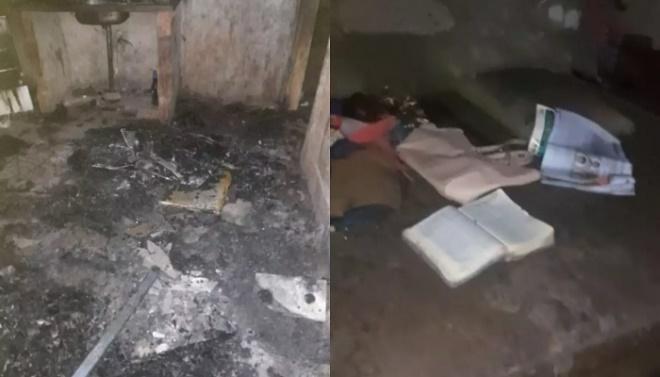 Bíblia resiste a incêndio que destruiu casa de zeladora em MS e família vê recado divino