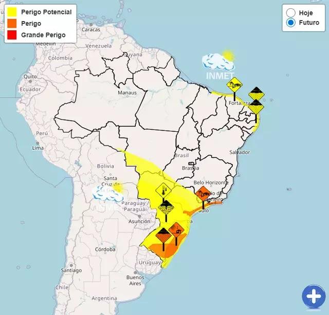 Frente fria chega a Três Lagoas e coloca 77 cidades de MS em alerta: temperaturas podem cair até 5°C