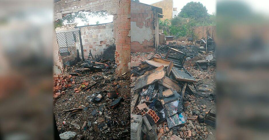 Homem é preso por incendiar casa com esposa e filha dentro em Campo Grande  