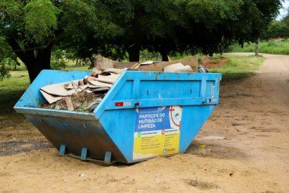 Mutirão da Limpeza inicia distribuição de caçambas nos bairros Jardim Maristela e Jardim Flamboyant Mutirão da Limpeza inicia distribuição de caçambas nos bairros Jardim Maristela e Jardim Flamboyant