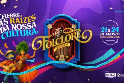 35ª Festa do Folclore de Três Lagoas terá Nattan, Eduardo Costa, Fábio Jr. e Paralamas do Sucesso