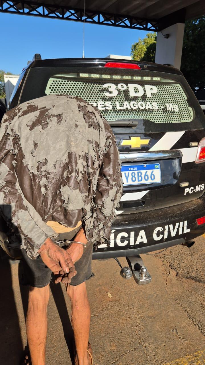 Fim da linha para “Sorriso”: Ladrão reincidente é preso após furtar lanchonete em Três Lagoas 