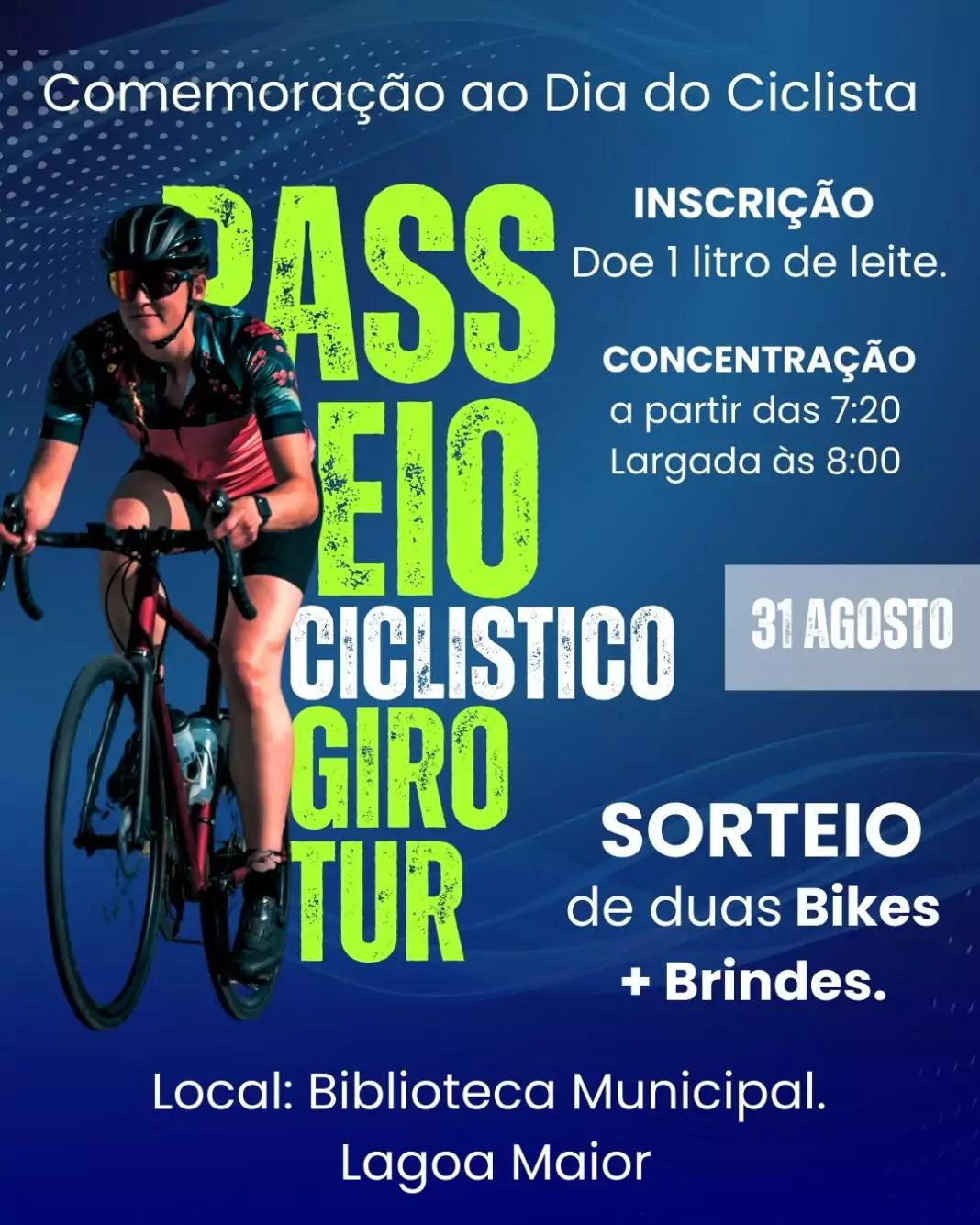 Três Lagoas realiza 1º Passeio Ciclístico ‘Giro Tur’ no Dia do Ciclista Três Lagoas realiza 1º Passeio Ciclístico ‘Giro Tur’ no Dia do Ciclista