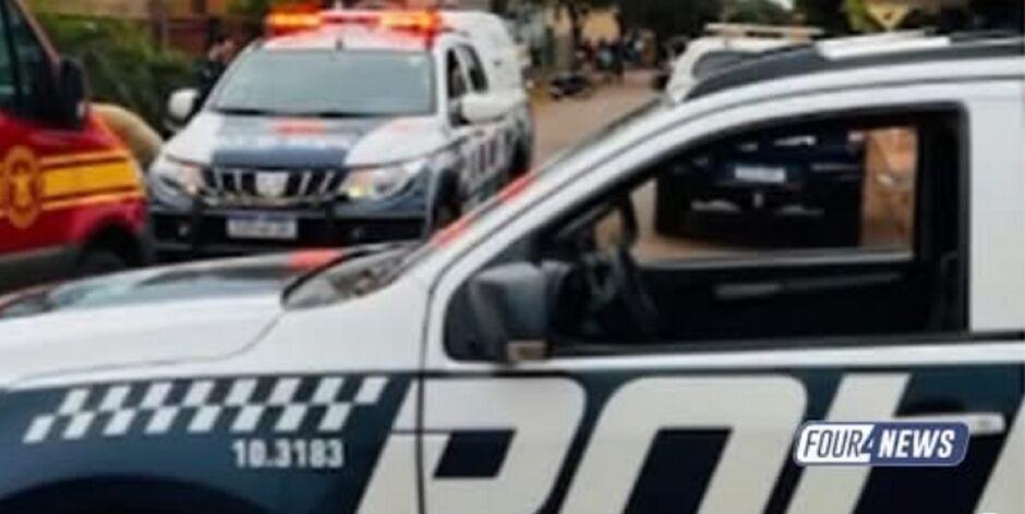 Após agredir esposa, homem tenta desarmar policial e é baleado em Sidrolândia-MS