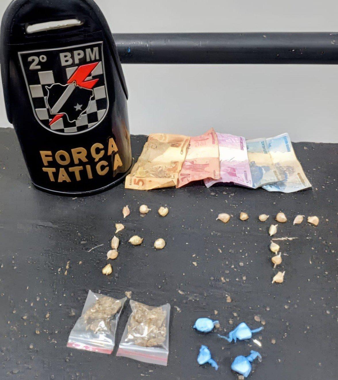 Apreendido adolescente de 15 anos por tráfico nas proximidades do bar “Fecha Nunca” em Três Lagoas
