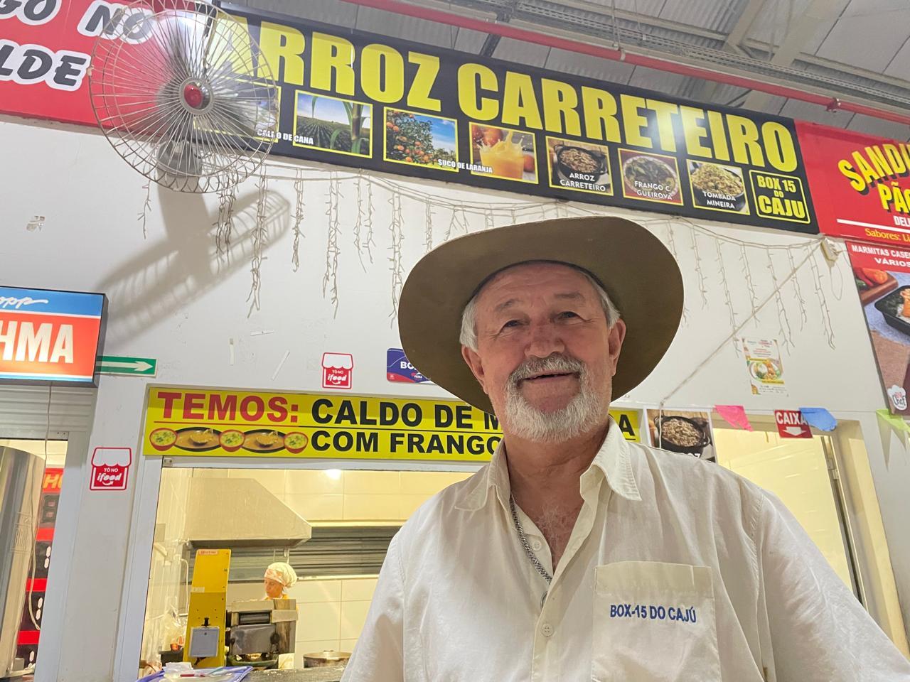 “Caju”, o sabor que é tradição na Feira Central de Três Lagoas com o famoso arroz carreteiro 