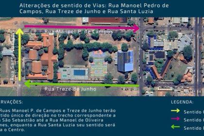 Deptran fará mudança de sentido em ruas importantes no entorno da Escola FUNLEC em Três Lagoas