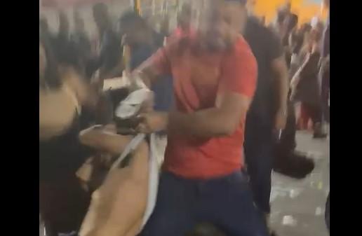 Internauta flagra briga generalizada no 1º dia da Festa do Folclore em Três Lagoas; vídeo viraliza nas redes sociais