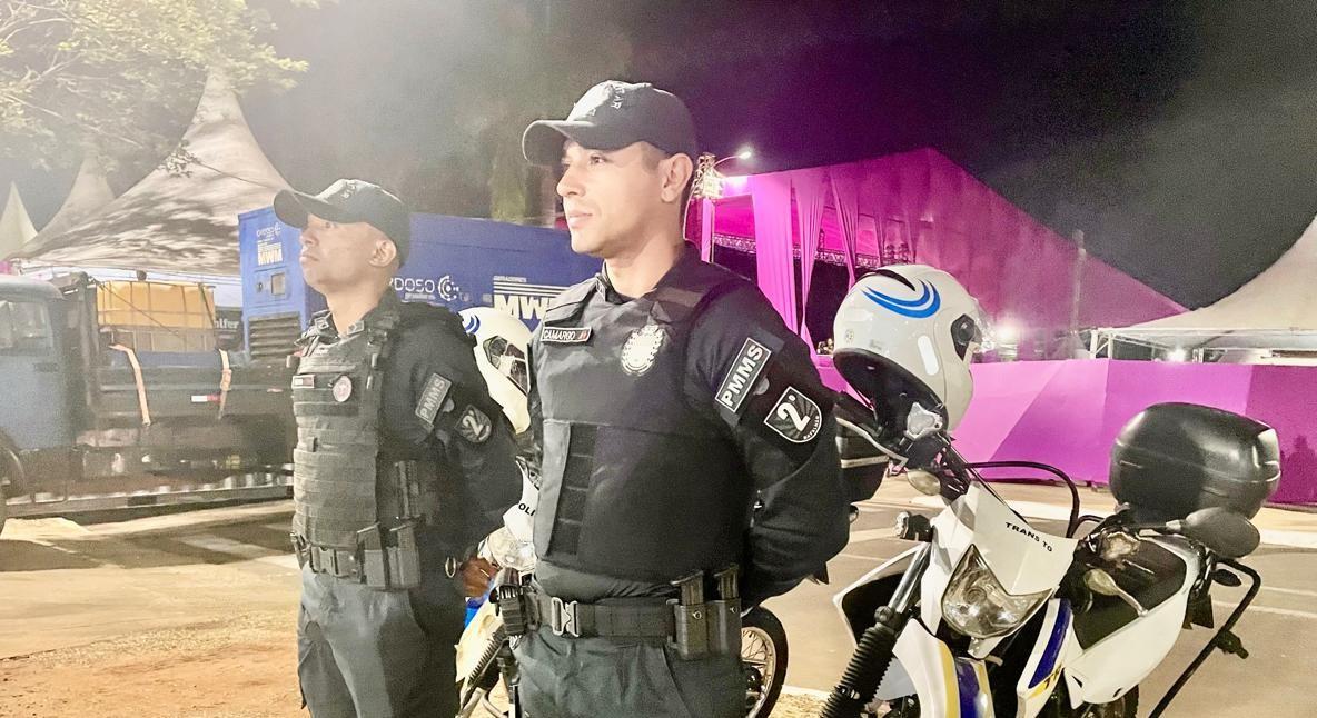 Polícia Militar reforça segurança e intensifica fiscalizações na Festa do Folclore em Três Lagoas