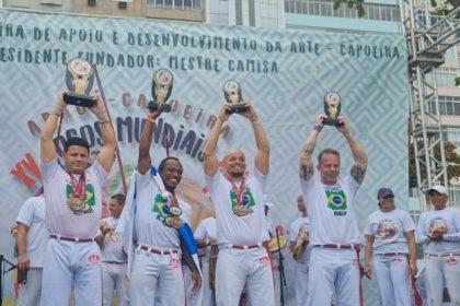 Professor Baratta representa Três Lagoas nos Jogos Mundiais da ABADÁ-Capoeira e conquista 4º lugar