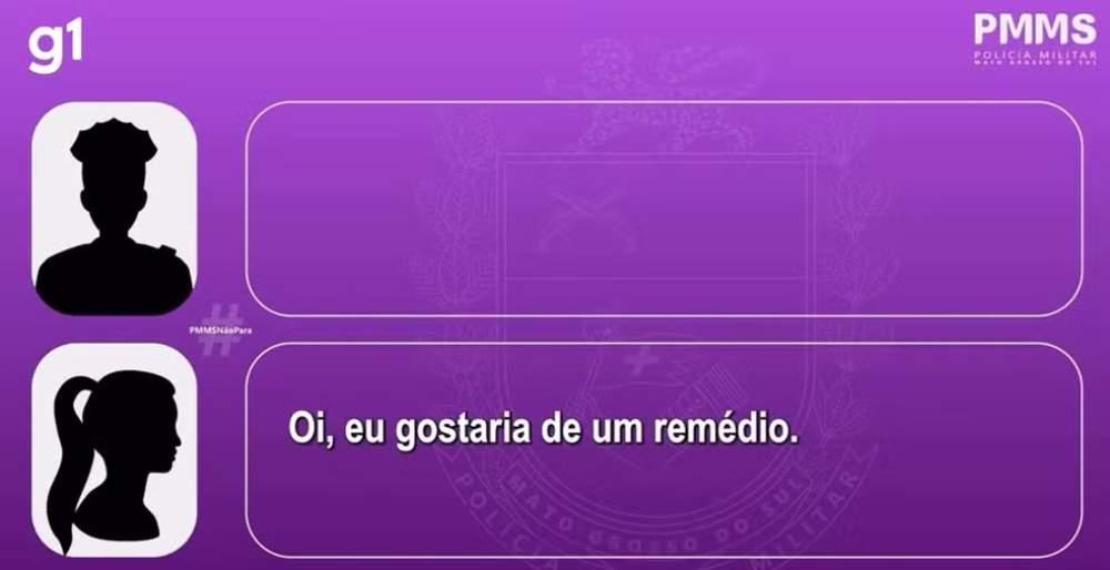 "Quero dipirona": pedido disfarçado salva mulher de agressor em MS