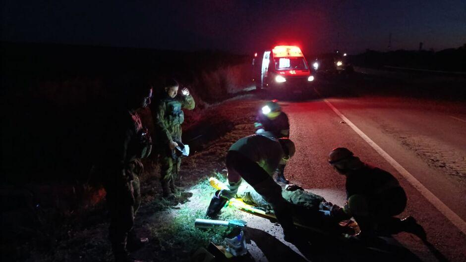 Sargento do Bope sofre fratura grave em acidente na BR-163 ao desviar de carreta sem sinalização Sargento do Bope sofre fratura grave em acidente na BR-163 ao desviar de carreta sem sinalização