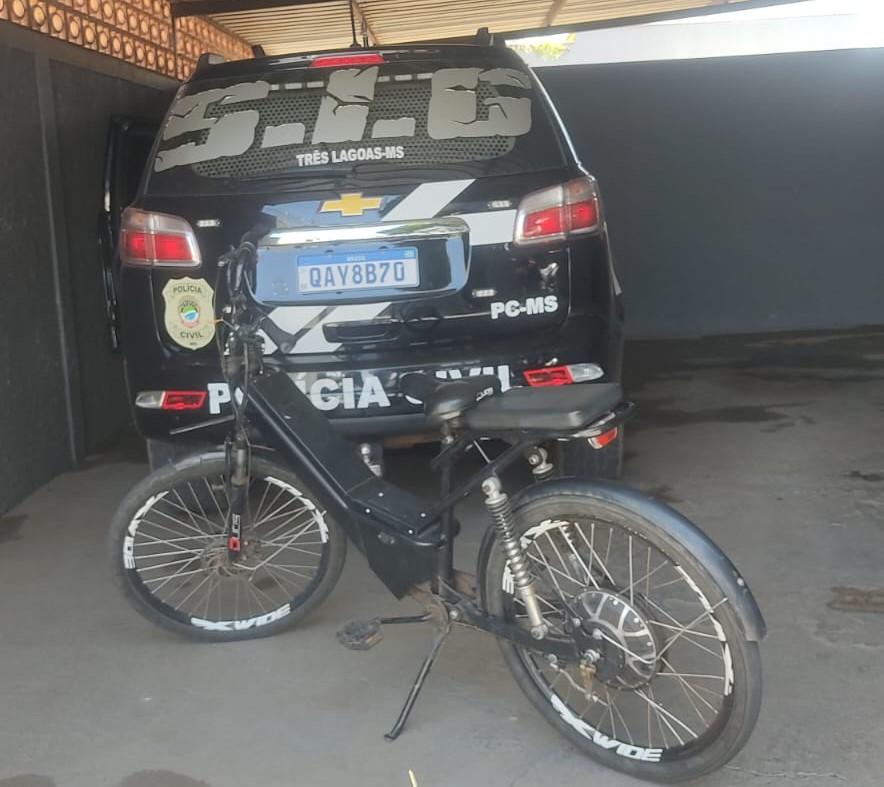  Trocou bicicleta elétrica por drogas e acabou na mira da Polícia Civil em Três Lagoas