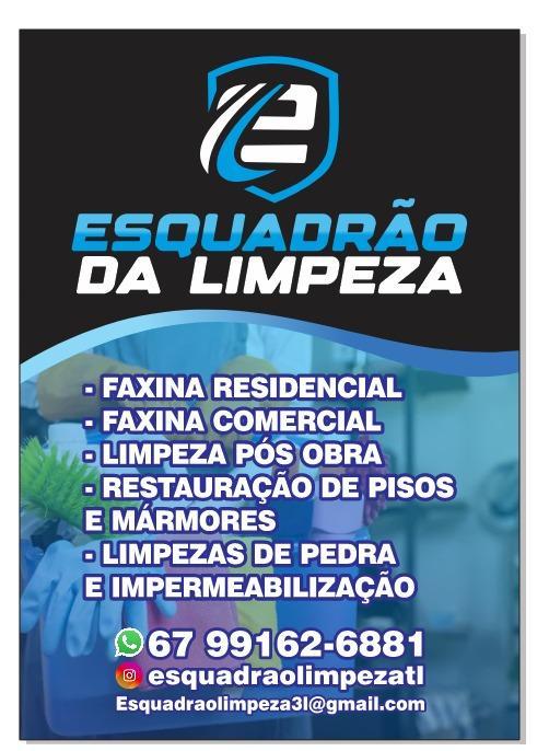 Esquadrão da Limpeza: Faxina impecável, restauração de pisos e impermeabilização profissional em Três Lagoas