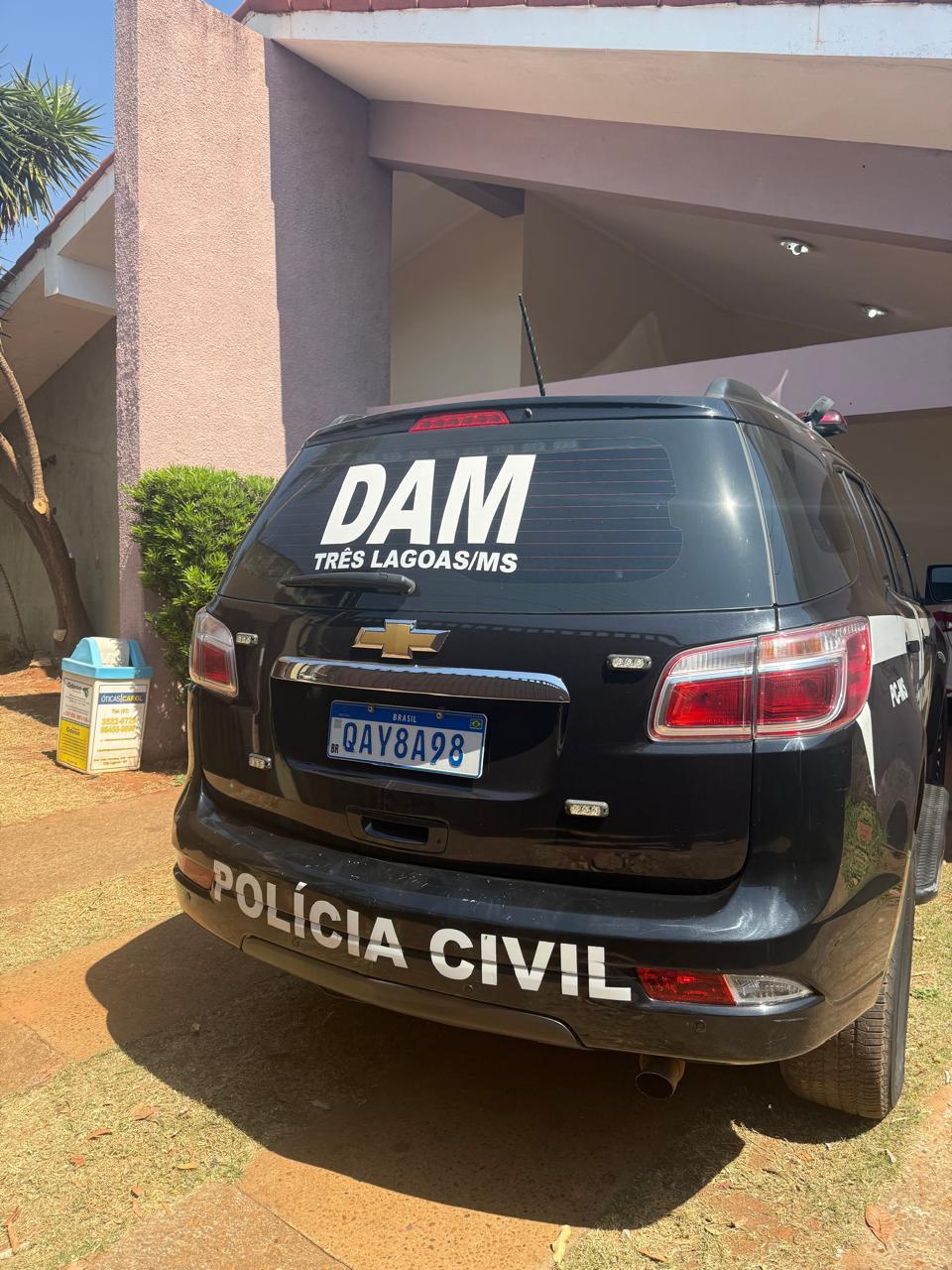 Mulher que separou do marido por traições recebe ameaças por parte do ex que acaba preso em Três Lagoas 